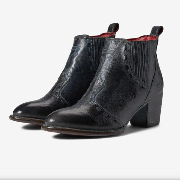 NEW BED/STU Made In Mexico Leather Brie Boots in black for womens 825 9m5 - Picture 2 of 9